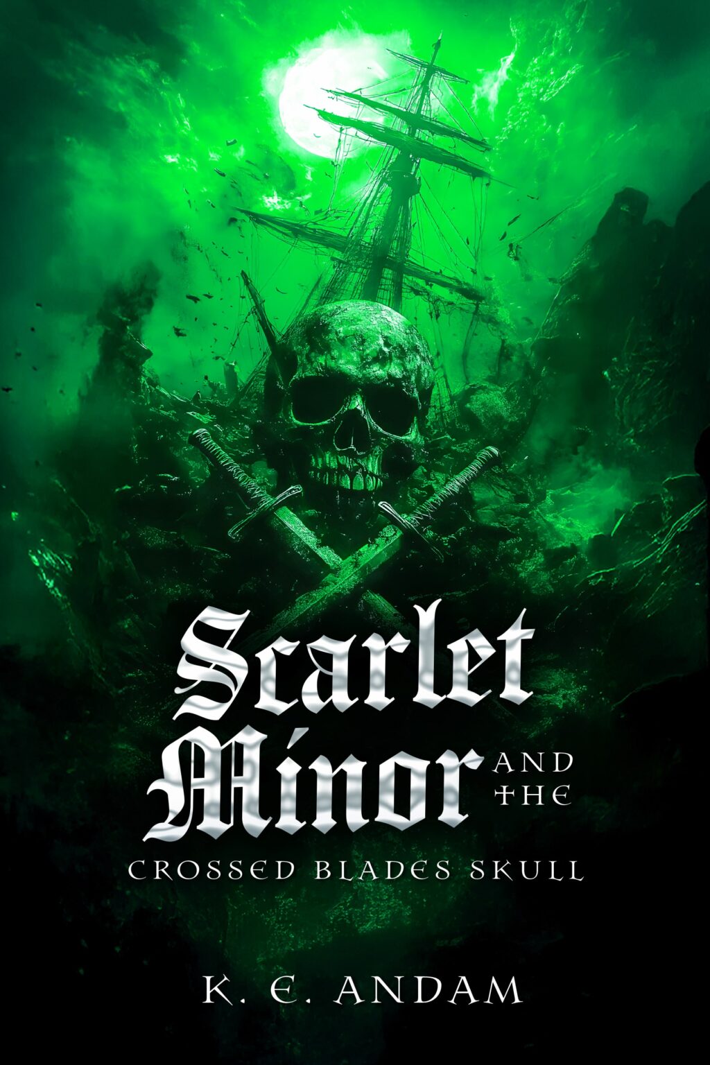 Cover of Scarlet Minor and the Crossed Blades Skull